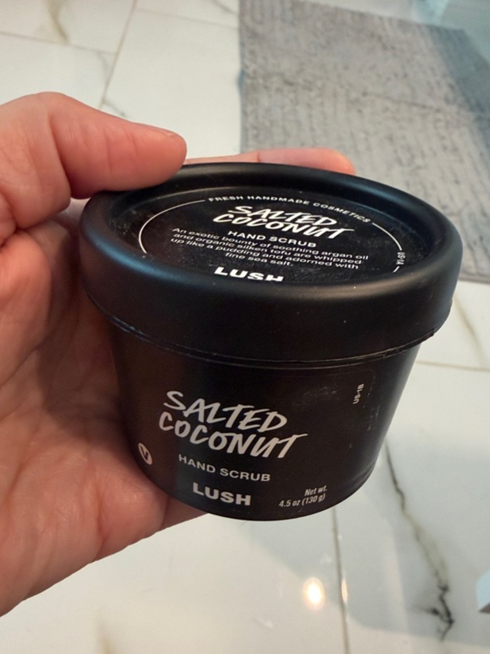 Lush Salted Coconut Hand Scrub — smells amazing! New and unused